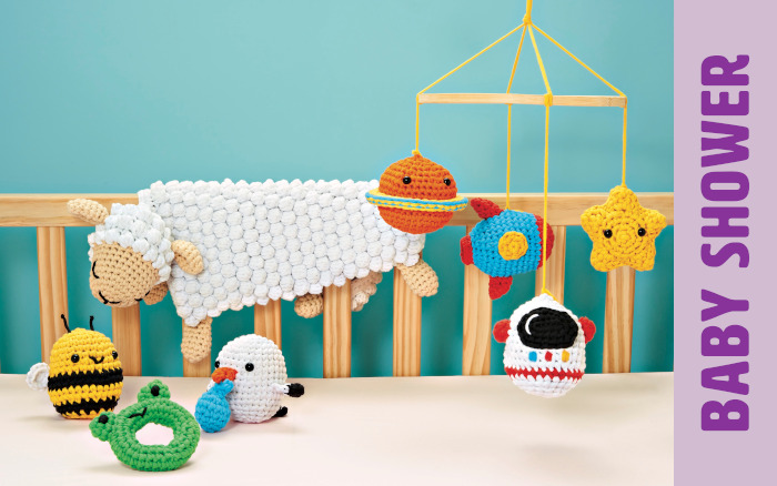 The Woobles: Crochet Amigurumi Baby Shower Gifts --  Text © 2022 Justine Tiu, Photography © 2022 Weldon Owen International