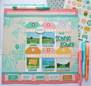 Take the Scenic Route 12"x12" Scrapbooking Layout
