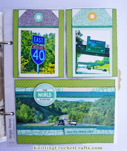 The World Is Waiting: Road Trip Travel-Themed 6x8 Scrapbooking Layout Featuring Supplies from the Let's Go!and Color Vibe Collections by Simple Stories