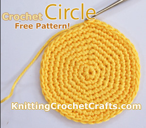 If you crochet this easy circle using worsted weight cotton yarn, the finished project would make a fantastic coaster. Crochet the design as many times as you like to make a matching set of coasters.