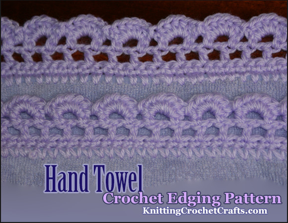 Hand Towel Crochet Edging Pattern