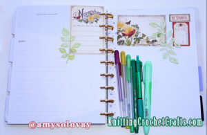November Garden Journal Pages for Discbound Planners Including Happy Planner, Tul and Arc
