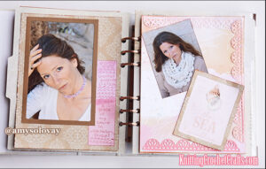 Crochet Projects Photo Shoot at the Beach in Ashkelon, Israel -- Scrapbooking Layout