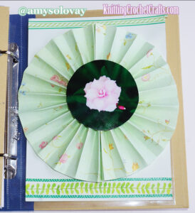 Rosette Floral Scrapbooking Layout for Dyptych Symmetry INSD Challenge at A Cherry on Top Craft Shop