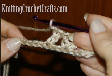Crochet another chain stitch...