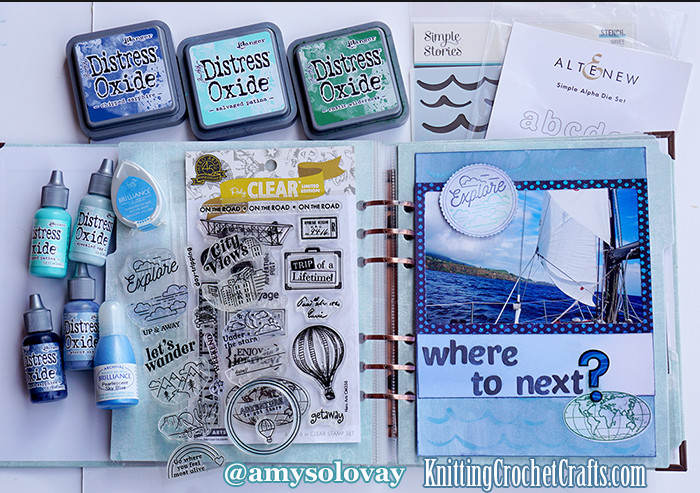 Where to Next? Travel Themed Scrapbooking Layout