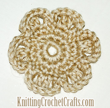 Easy Crochet Flower Motif: Free Pattern