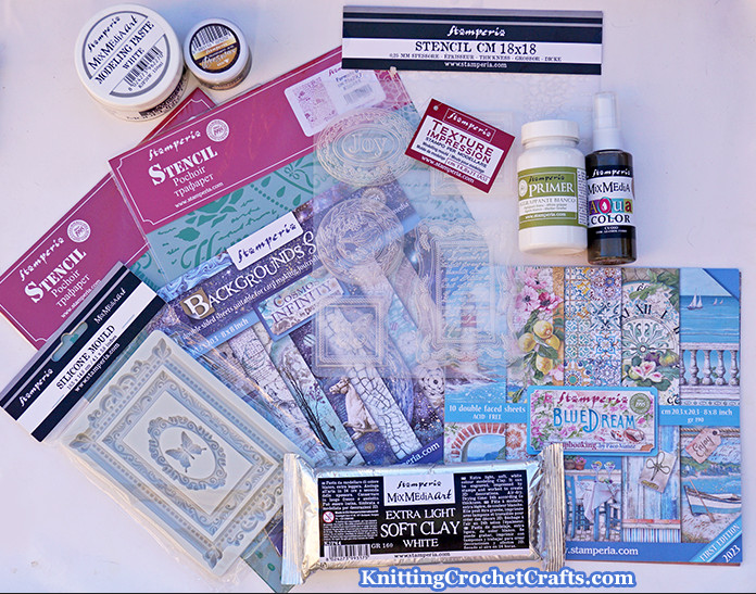 Stamperia Art and Craft Supplies: Patterned Paper, Stencils, Paints, Molds, Clay, Primer and More