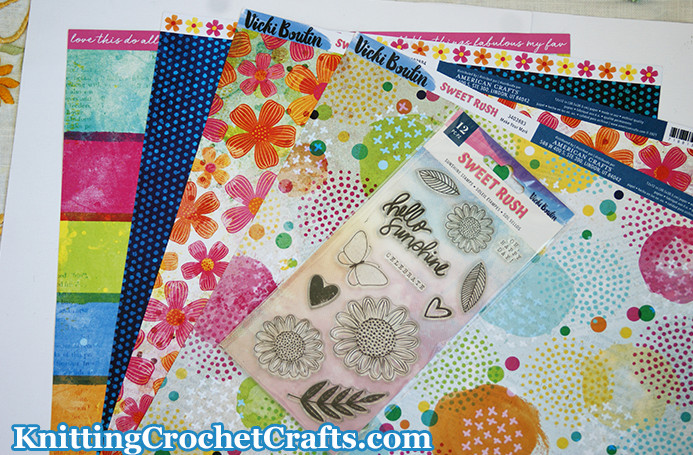 Vicki Boutin Craft Supplies From the Sweet Rush Collection