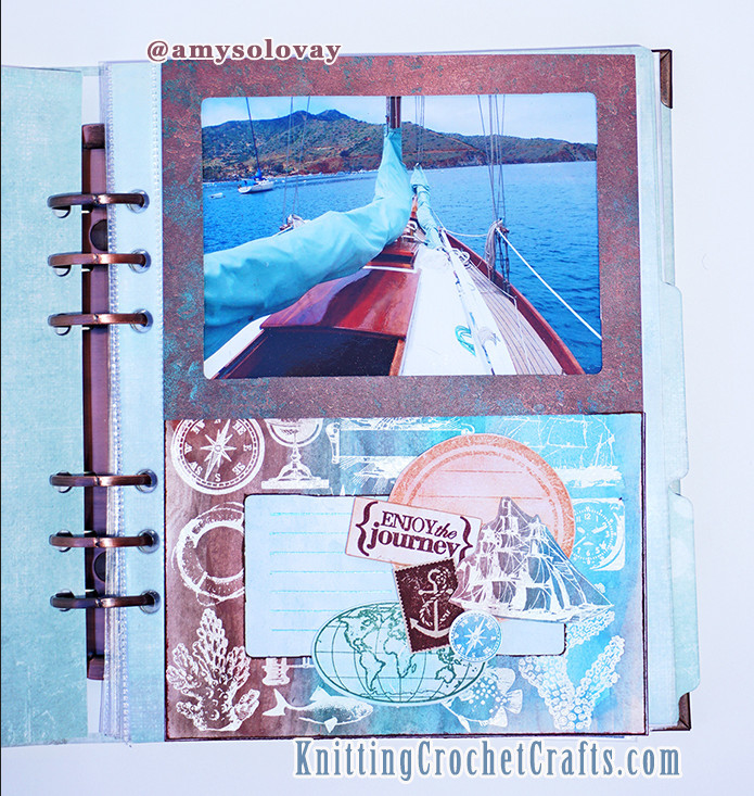 Enjoy the Journey: A Travel-Themed Layout Documenting Summer Sailing Adventures 