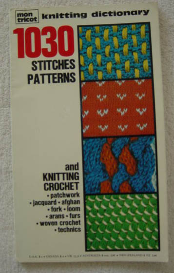 Mon Tricot 1030 Stitches Patterns Book