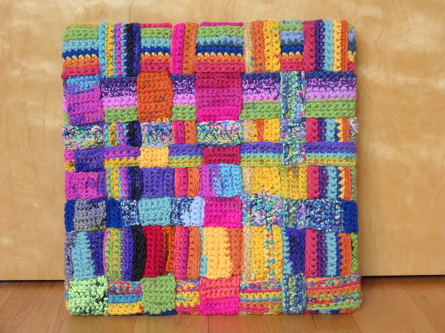 Freeform Crochet and Weaving Fiber Art by Ronni Howard