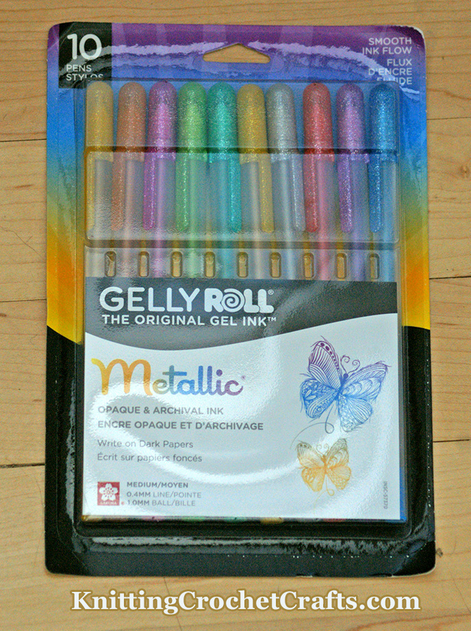 Sakura Metallic Gelly Roll Pens -- Set of 10