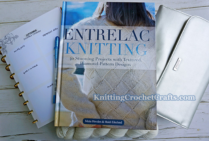 September Craft Ideas: Try Entrelac Knitting! Entrelac knitting is a technique you can use for creating intriguing textured projects that appear to be woven. Pictured here is a book that is focused on giving you projects using this technique.