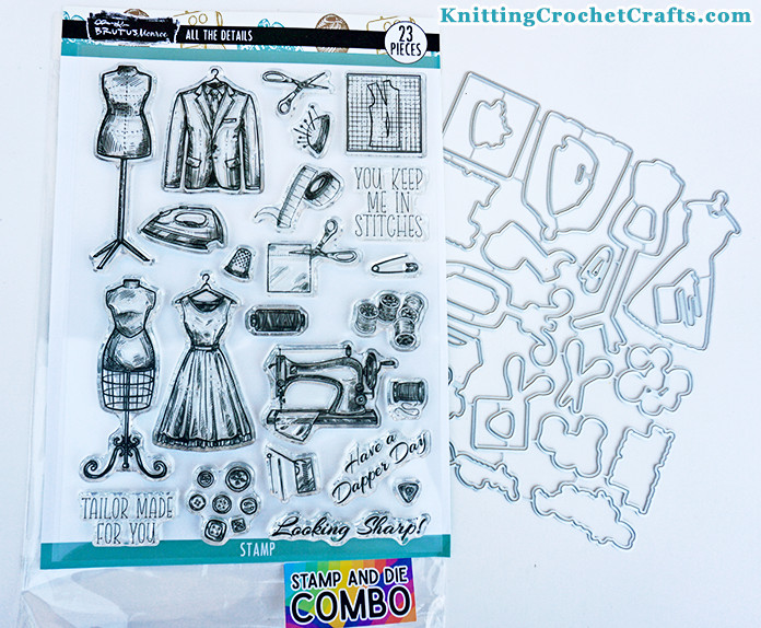 All The Details Die and Clear Photopolymer Stamp Set from the  Tailor Made Collection by Brutus Monroe