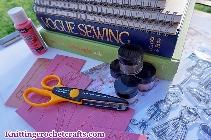 Sewing Themed Craft Supplies for Junk Journaling