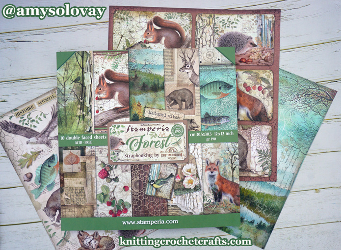 Stamperia's Forest Collection of Scrapbooking Paper, Designed by Cristina Radovan