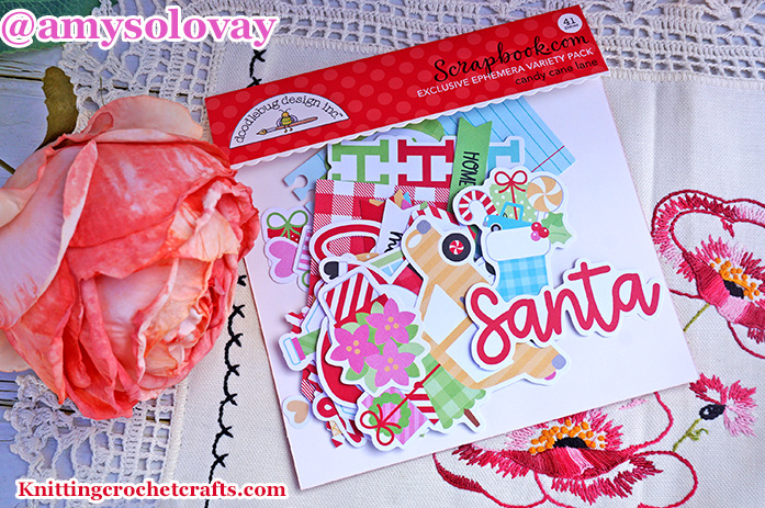 Die Cuts From the Candy Cane Lane Christmas Collection by Doodlebug Design