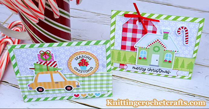 Christmas Card Making Ideas Featuring Cute Craft Supplies by Doodlebug Designs