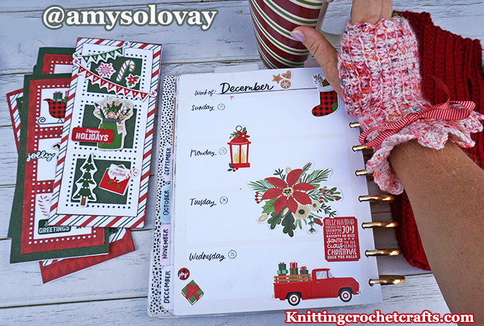 Planning December Crafts: Christmas Cards to Make + Festive Fingerless Gloves to Crochet