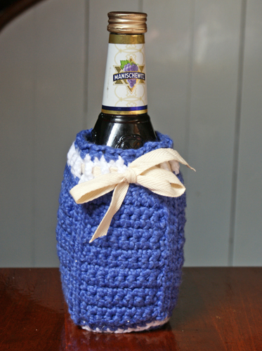 Crocheted Wine Bottle Cozy