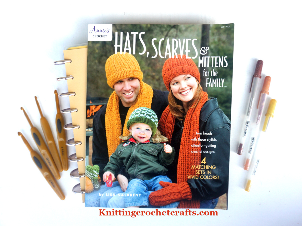 Crochet Hats, Scarves & Mittens for the Family by Lisa Naskrent, Published by Annie's Crochet