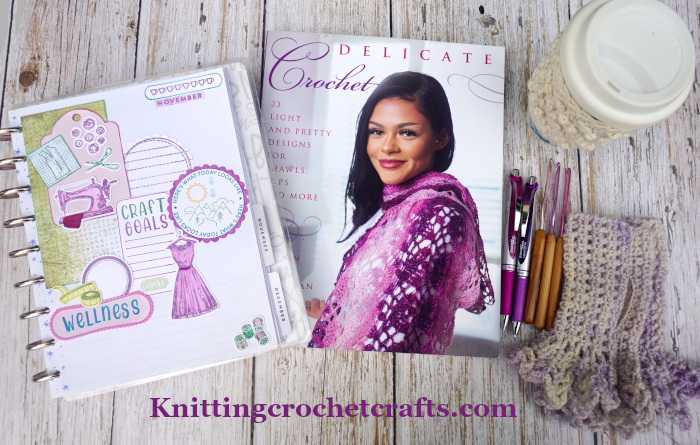 Delicate Crochet, Pictured With Ruffled Fingerless Gloves and Other Items