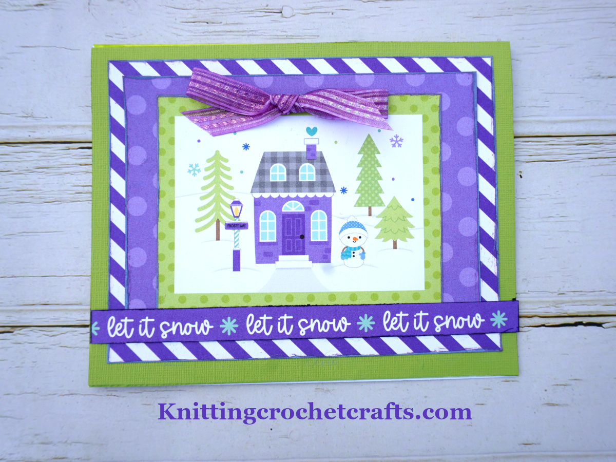 Doodlebug Winter Greeting Card Making Idea