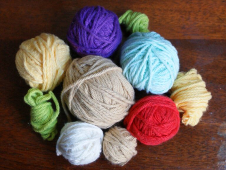 Leftover Yarn Scraps