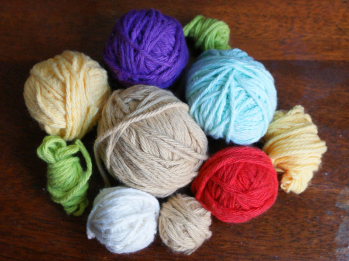 Leftover Yarn Scraps