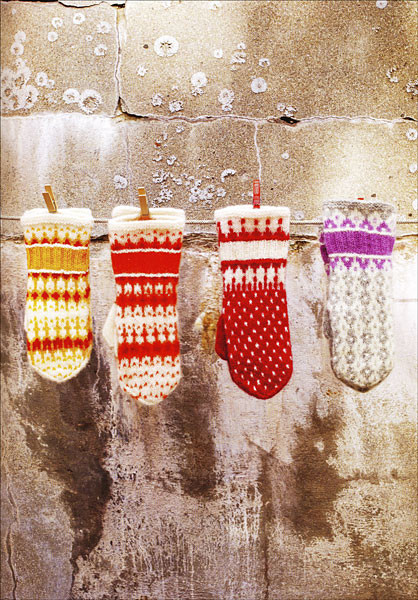 Knitting Projects from Jorid Linvik's Big Book of Knitted Mittens, Published by Trafalgar Square Books -- Photo Courtesy of the Publisher