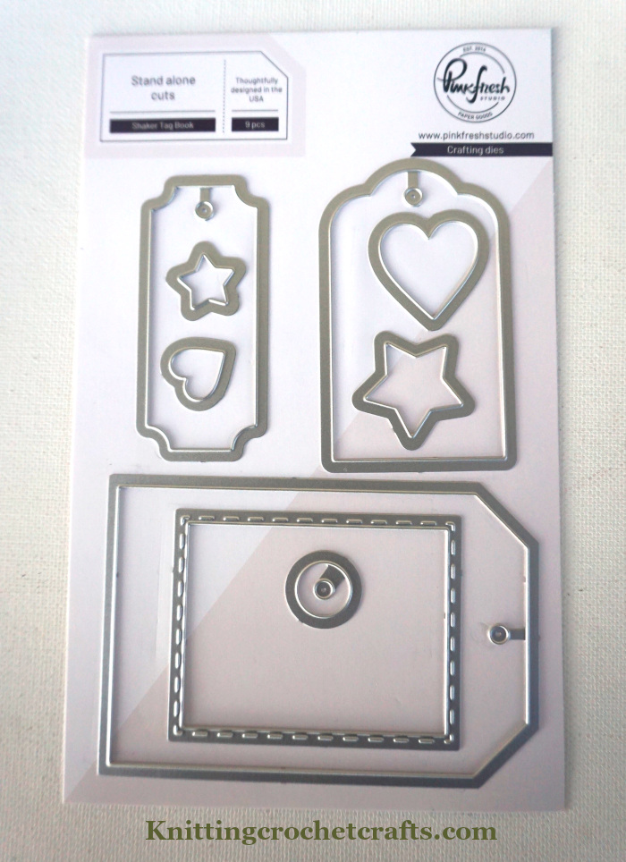 Shaker Tag Book Die Set by Pinkfresh Studio