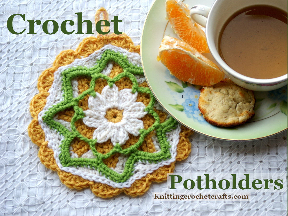 Sunny Daisy Potholder