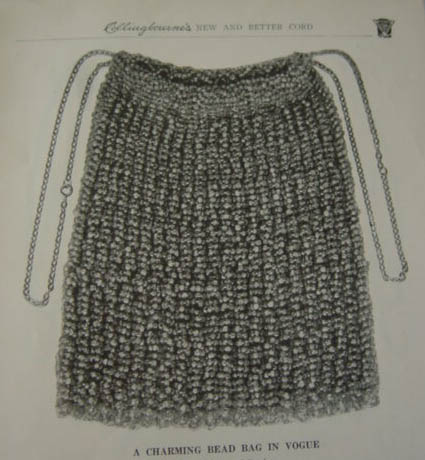 Authentic Vintage Flapper Style Beaded Bag Pattern From the 1920s