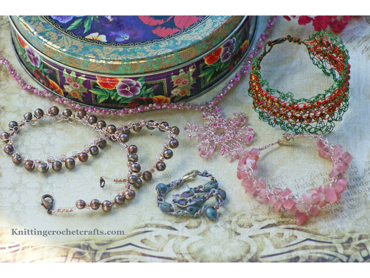 Wire Crochet Jewelry Making Ideas