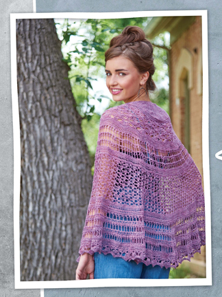 The Yasmine Shawl Is a Tunisian Crochet Project Included in the Book Vintage Modern Crochet, Copyright © 2016 by Robyn Chachula and published by F+W Media, Inc. Used by permission of the publisher. All rights reserved. Photos courtesy of Donald Scott. 